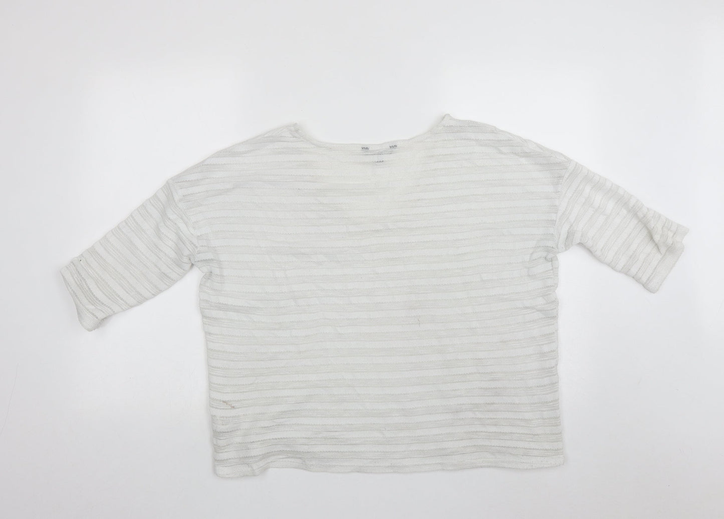 Womens UK Size 14 NEXT White Basic T-Shirt