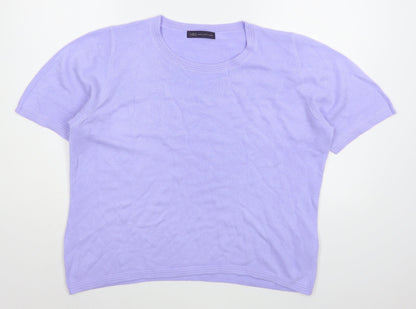Womens UK Size 16 Marks and Spencer Purple Pullover Jumper