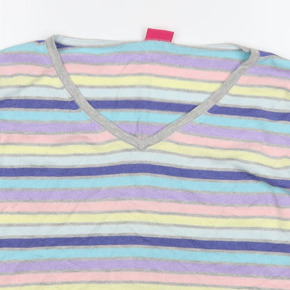 Womens UK Size 18 Together Multicoloured Pullover Jumper