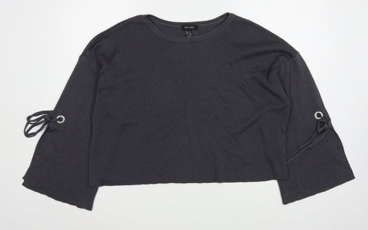 Womens UK Size 12 New Look Grey Pullover Jumper