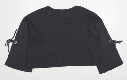 Womens UK Size 12 New Look Grey Pullover Jumper