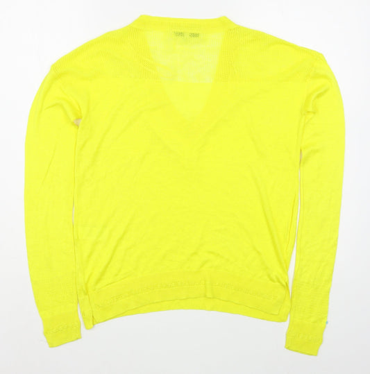 Womens UK Size 8 NEXT Yellow Pullover Jumper