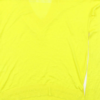 Womens UK Size 8 NEXT Yellow Pullover Jumper