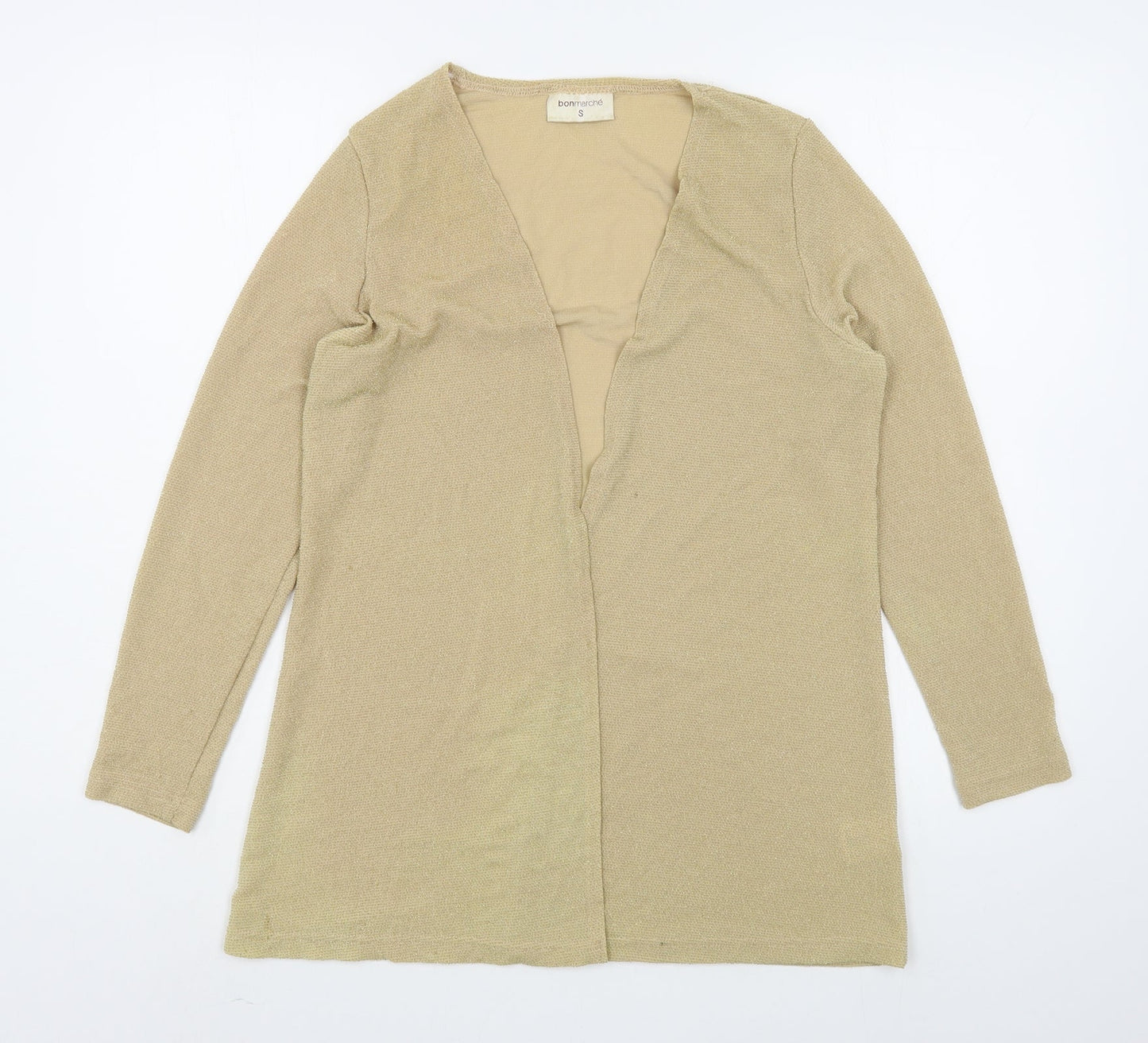 Womens UK Size S Bonmarché Beige Cardigan Jumper