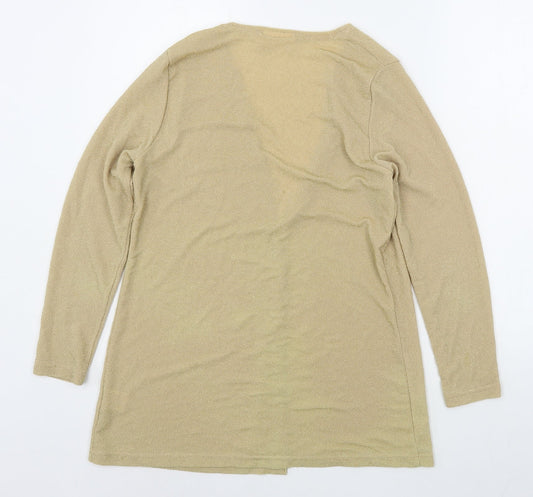 Womens UK Size S Bonmarché Beige Cardigan Jumper