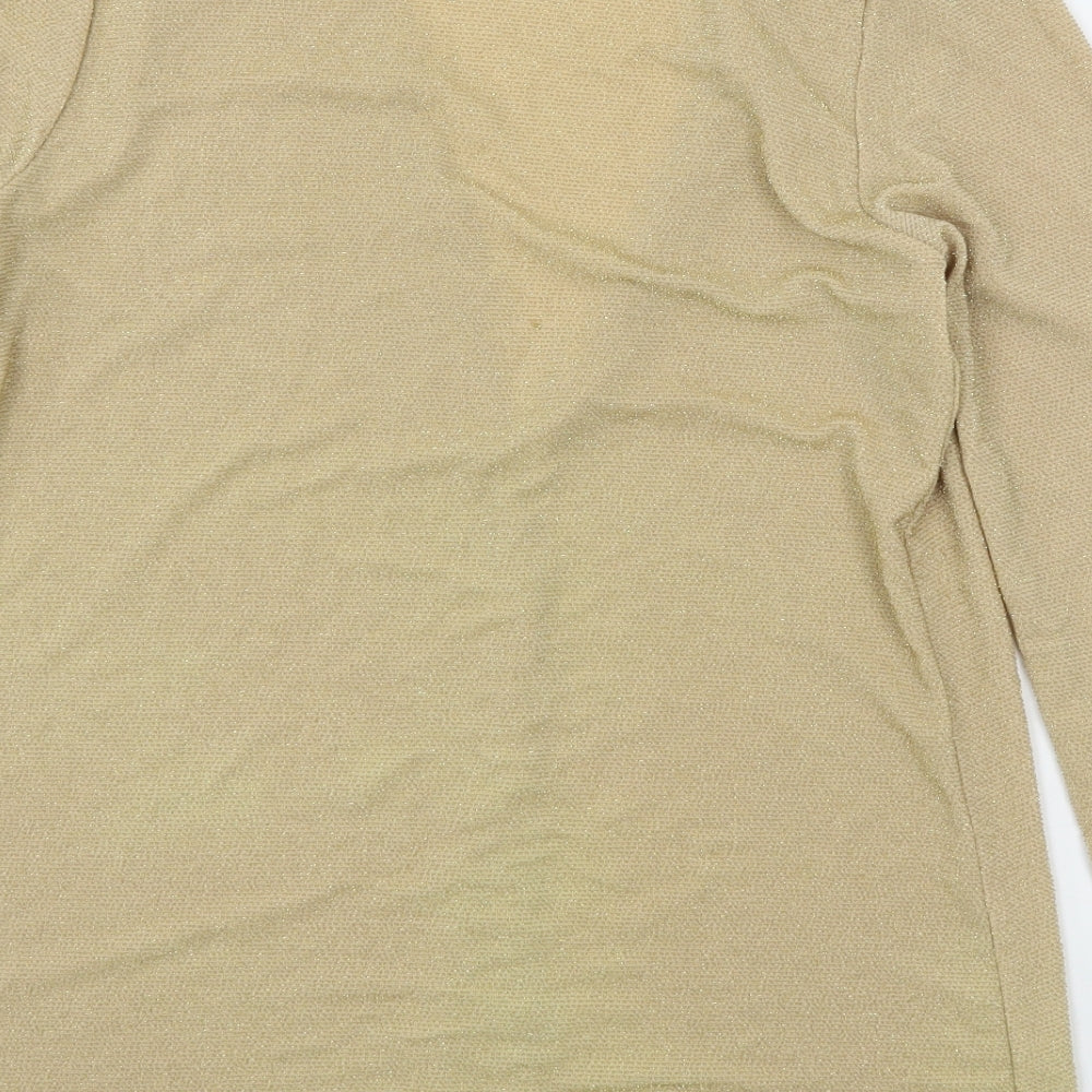 Womens UK Size S Bonmarché Beige Cardigan Jumper