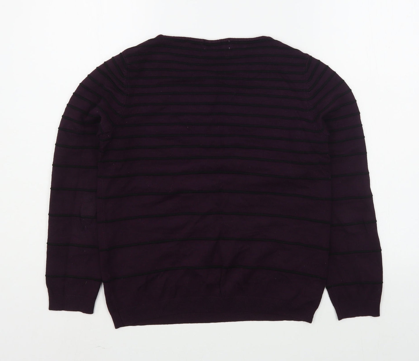Womens UK Size 10 Debenhams Purple Pullover Jumper