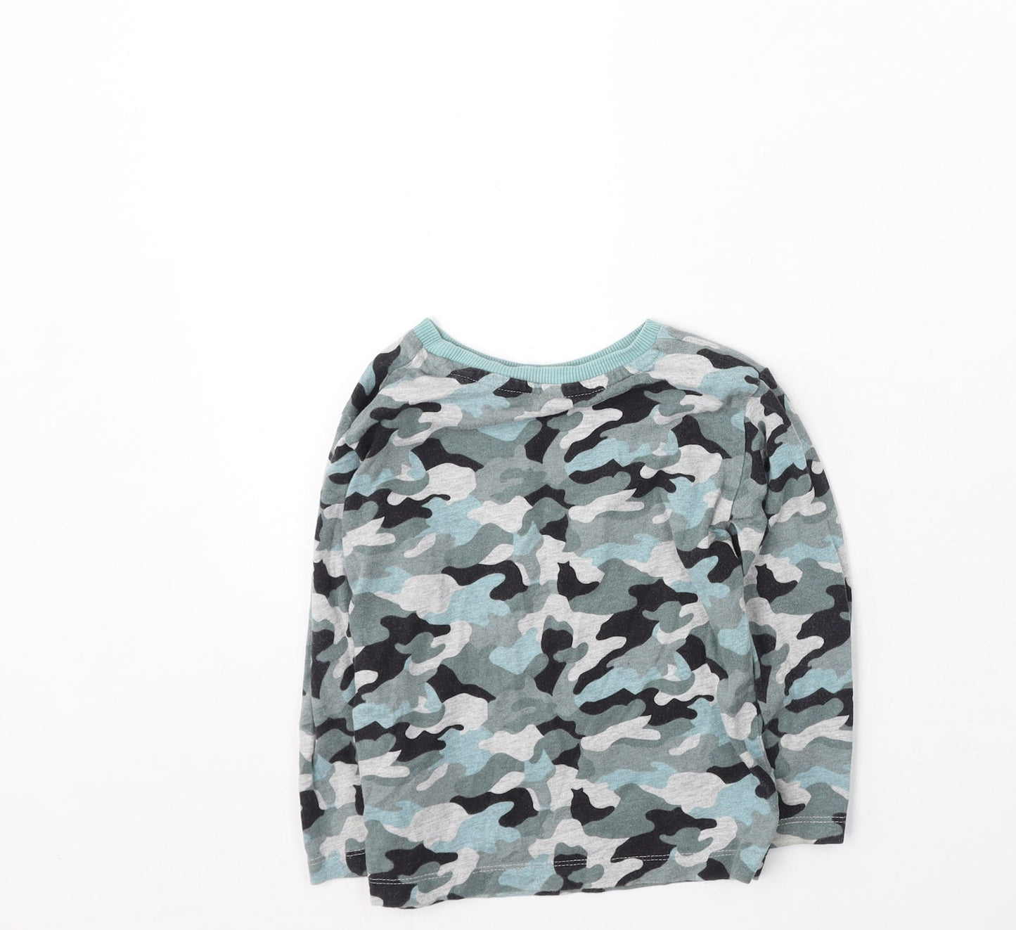NEXT Boys Multicoloured Camouflage Cotton Pullover Sweatshirt Size 2-3 Years