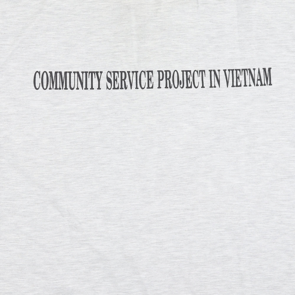 Chesscom Mens Grey  Cotton  Polo Size 2XL Collared