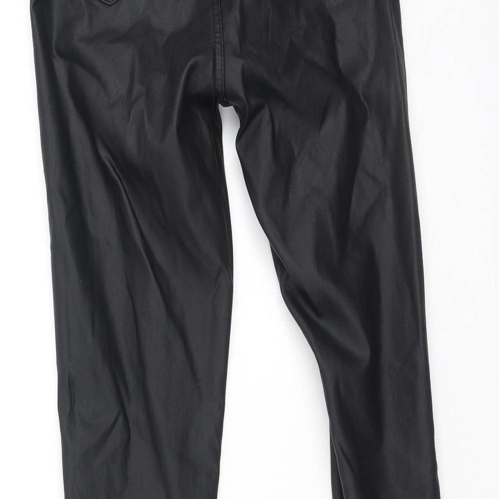 Missguided Womens Black  Cotton Jegging Jeans Size 6 L28 in Regular