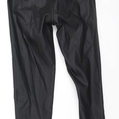 Missguided Womens Black  Cotton Jegging Jeans Size 6 L28 in Regular