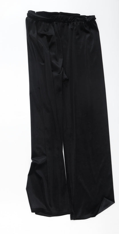Womens UK Size 14 Classic Regular Fit  Black Trousers
