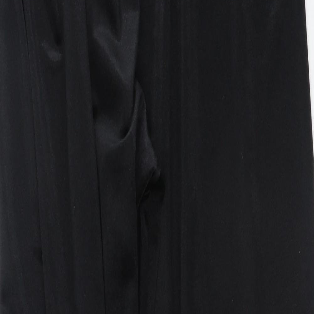 Womens UK Size 14 Classic Regular Fit  Black Trousers