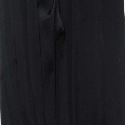 Womens UK Size 14 Classic Regular Fit  Black Trousers