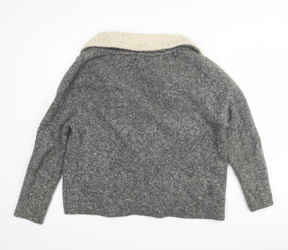 Womens UK Size S Zara Grey Jacket