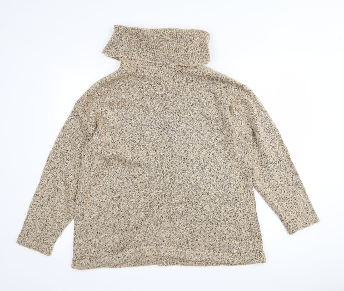 Womens UK Size 14 Marks and Spencer Beige Pullover Jumper