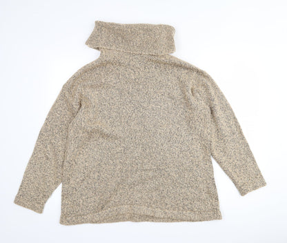 Womens UK Size 14 Marks and Spencer Beige Pullover Jumper