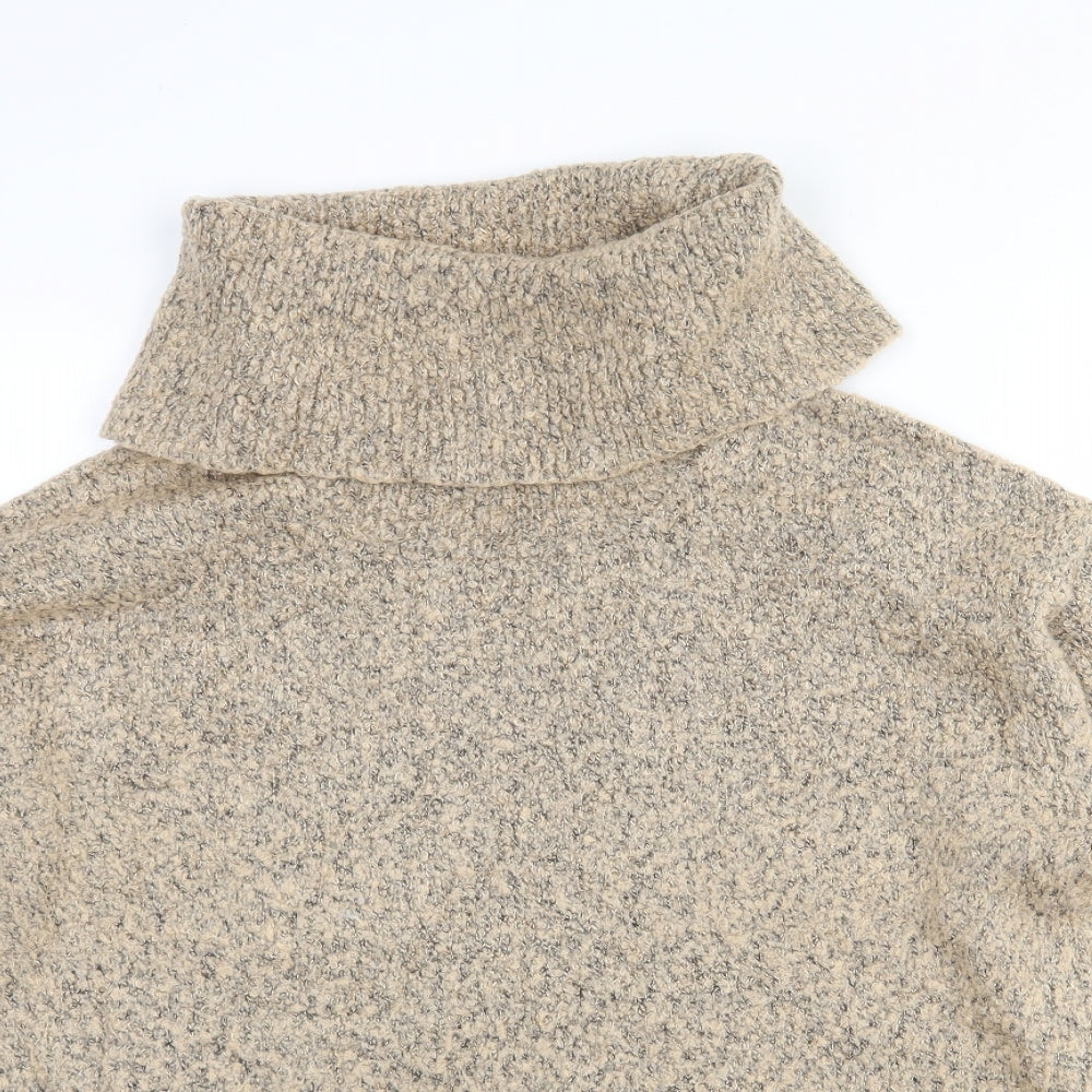 Womens UK Size 14 Marks and Spencer Beige Pullover Jumper