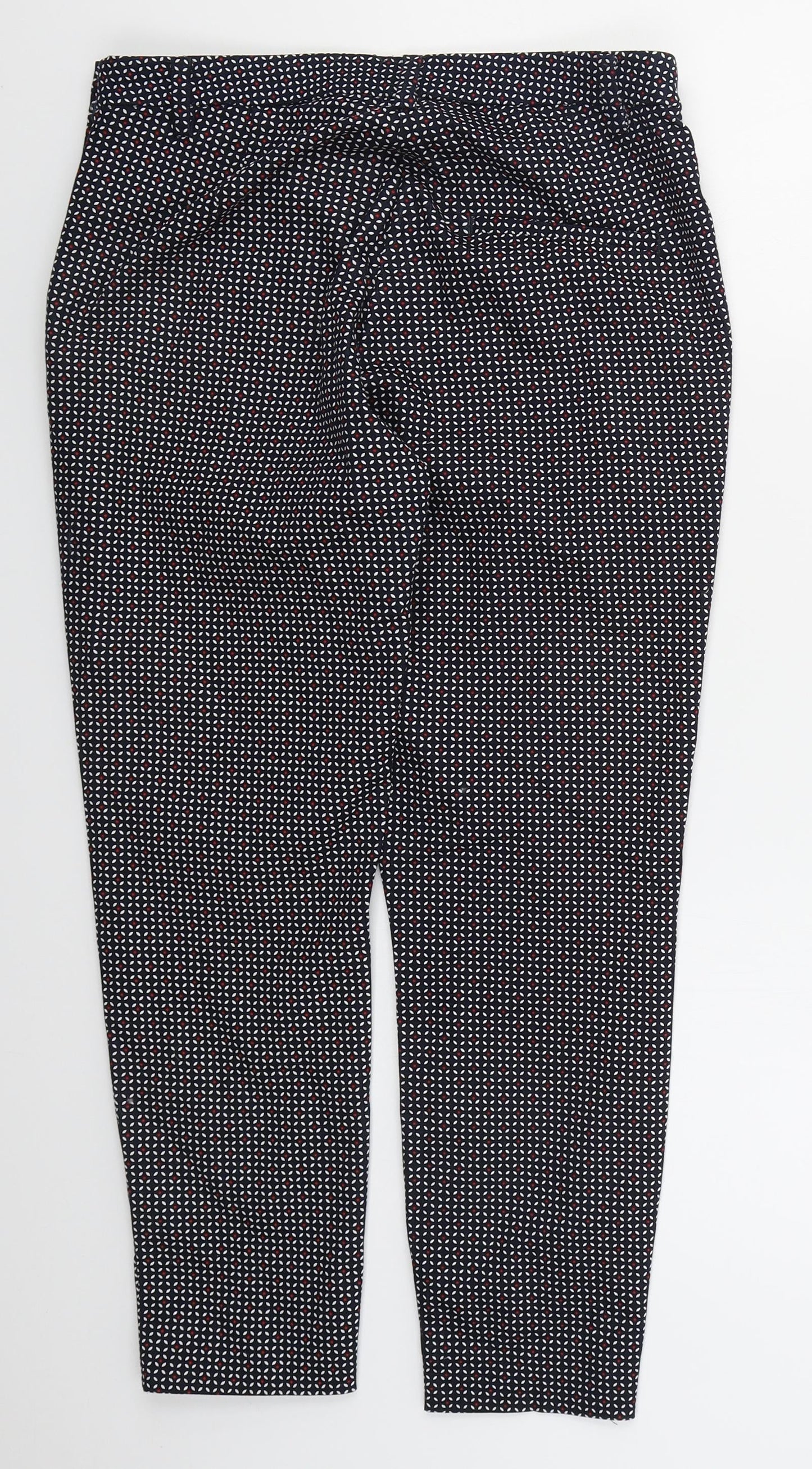Womens UK Size 10 H&M Regular Fit  Blue Trousers