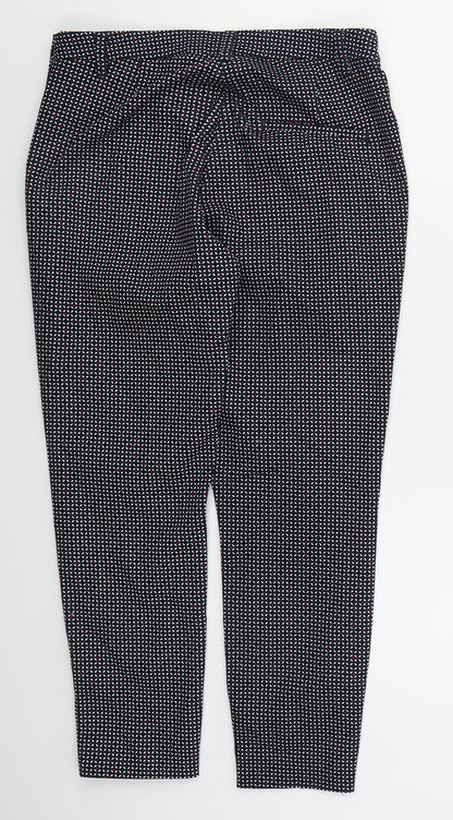 Womens UK Size 10 H&M Regular Fit  Blue Trousers