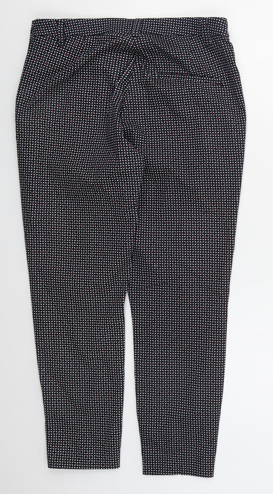 Womens UK Size 10 H&M Regular Fit  Blue Trousers