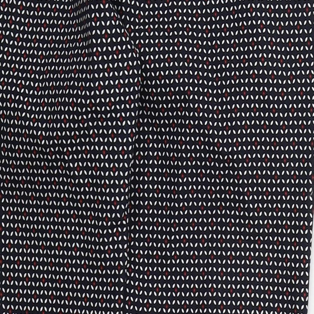 Womens UK Size 10 H&M Regular Fit  Blue Trousers