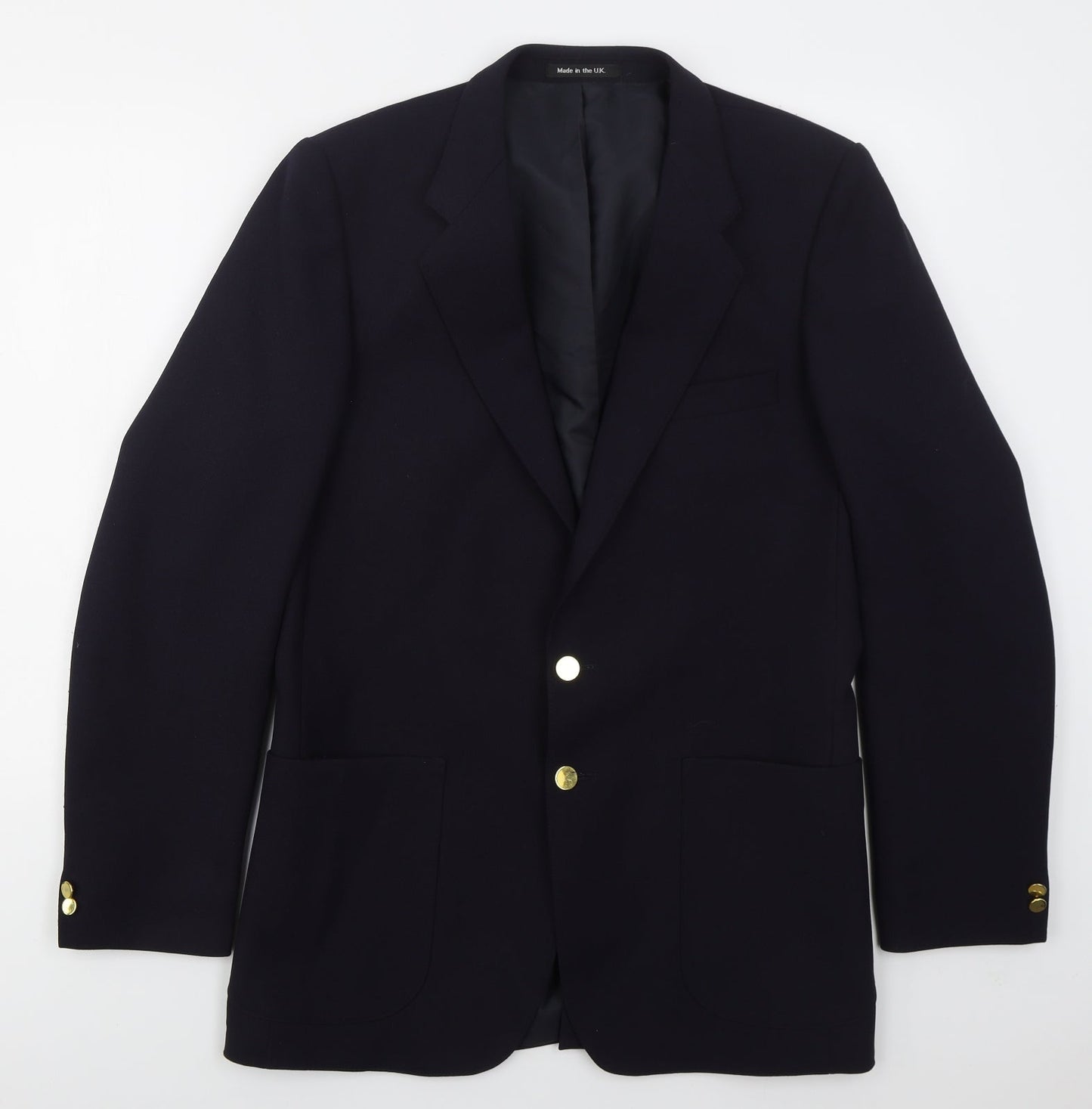 Mens UK Size 38 St Michael Regular Blue Suit Jacket