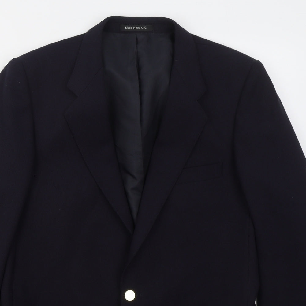 Mens UK Size 38 St Michael Regular Blue Suit Jacket