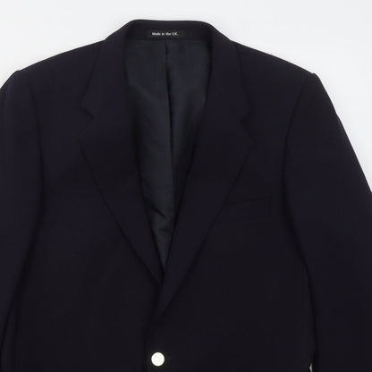 Mens UK Size 38 St Michael Regular Blue Suit Jacket