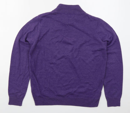 Womens UK Size 10 EWM Purple Pullover Jumper