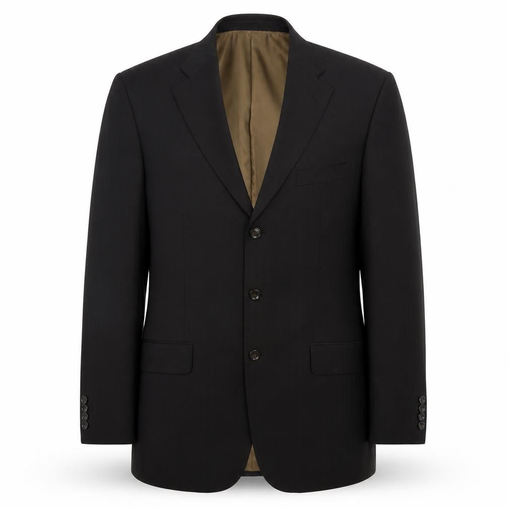 Mens UK Size 42 Greenwoods Regular Black Suit Jacket