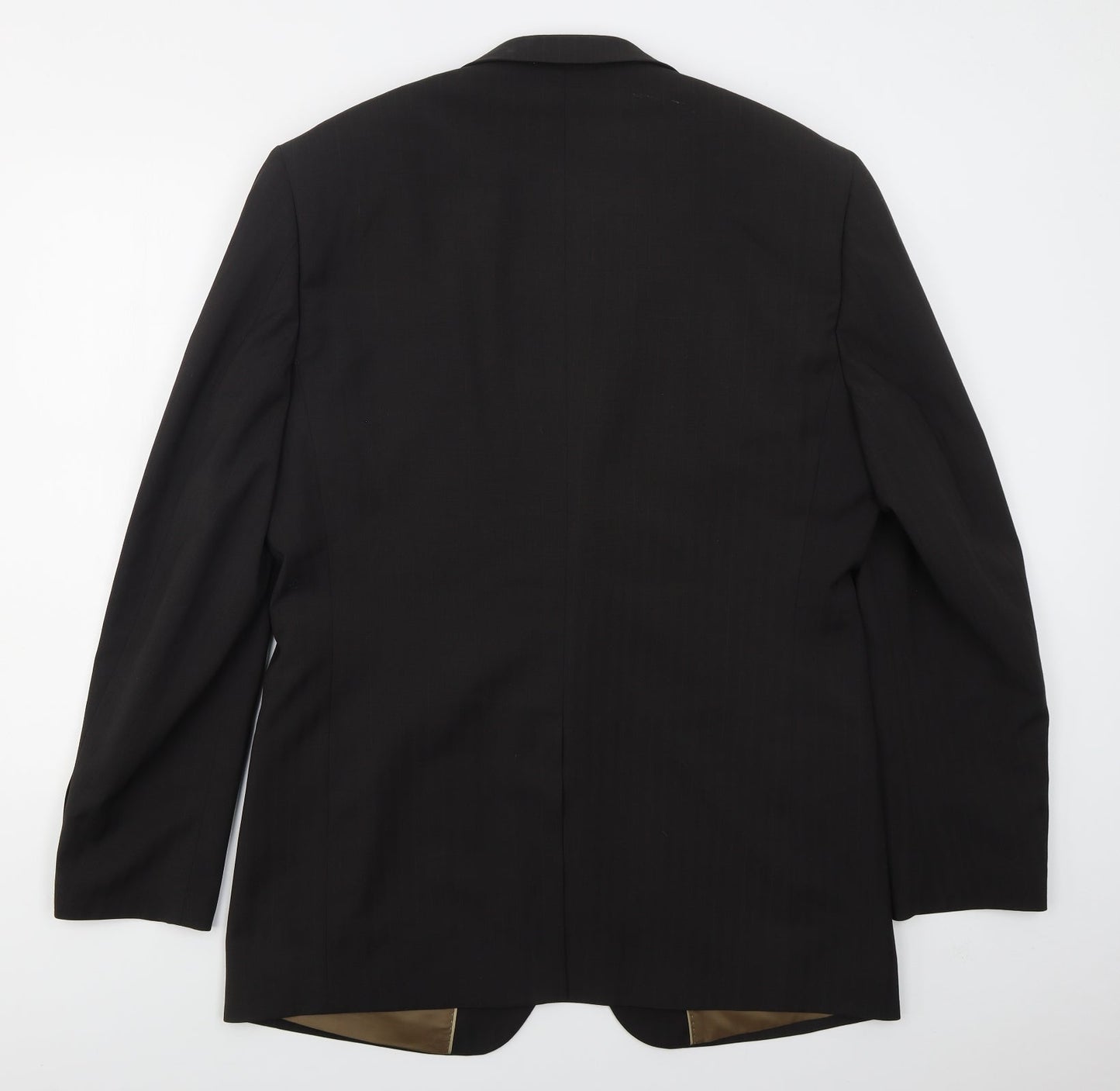Mens UK Size 42 Greenwoods Regular Black Suit Jacket
