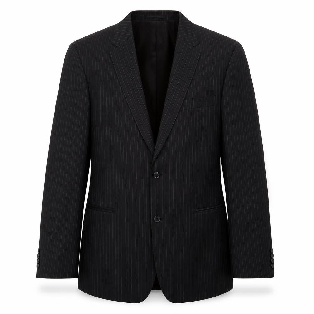 Mens UK Size 44 Preworn Regular Black Suit Jacket