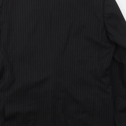 Mens UK Size 44 Preworn Regular Black Suit Jacket