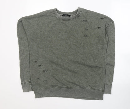 Womens UK Size 12 New Look Green Pullover Jumper