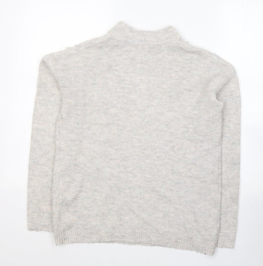 Womens UK Size 10 NEXT Grey Pullover Jumper