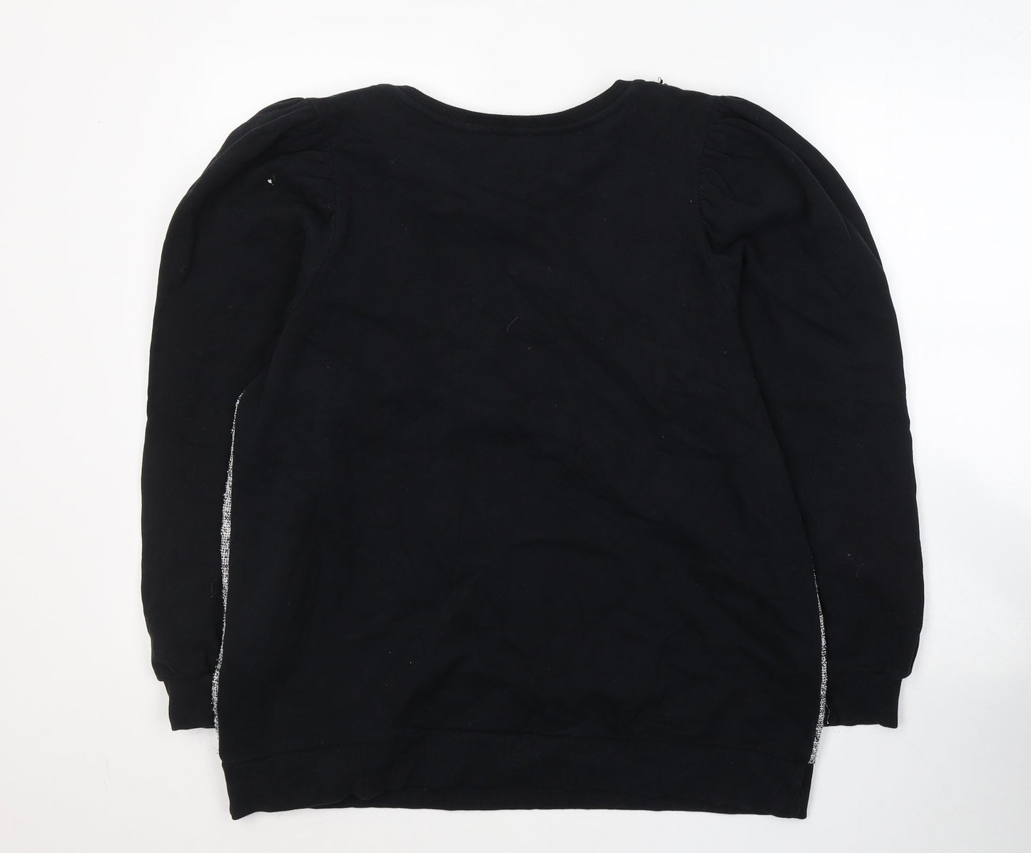 Womens UK Size L River Island Black Pullover Jumper