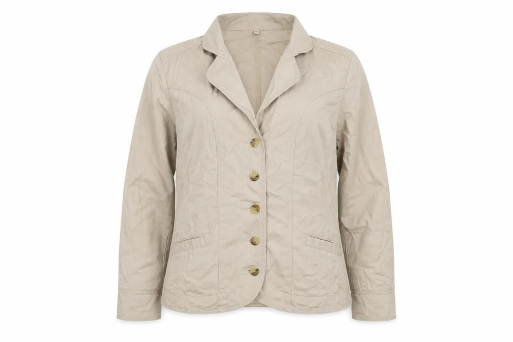 Womens UK Size 14 EWM Beige Trench Coat