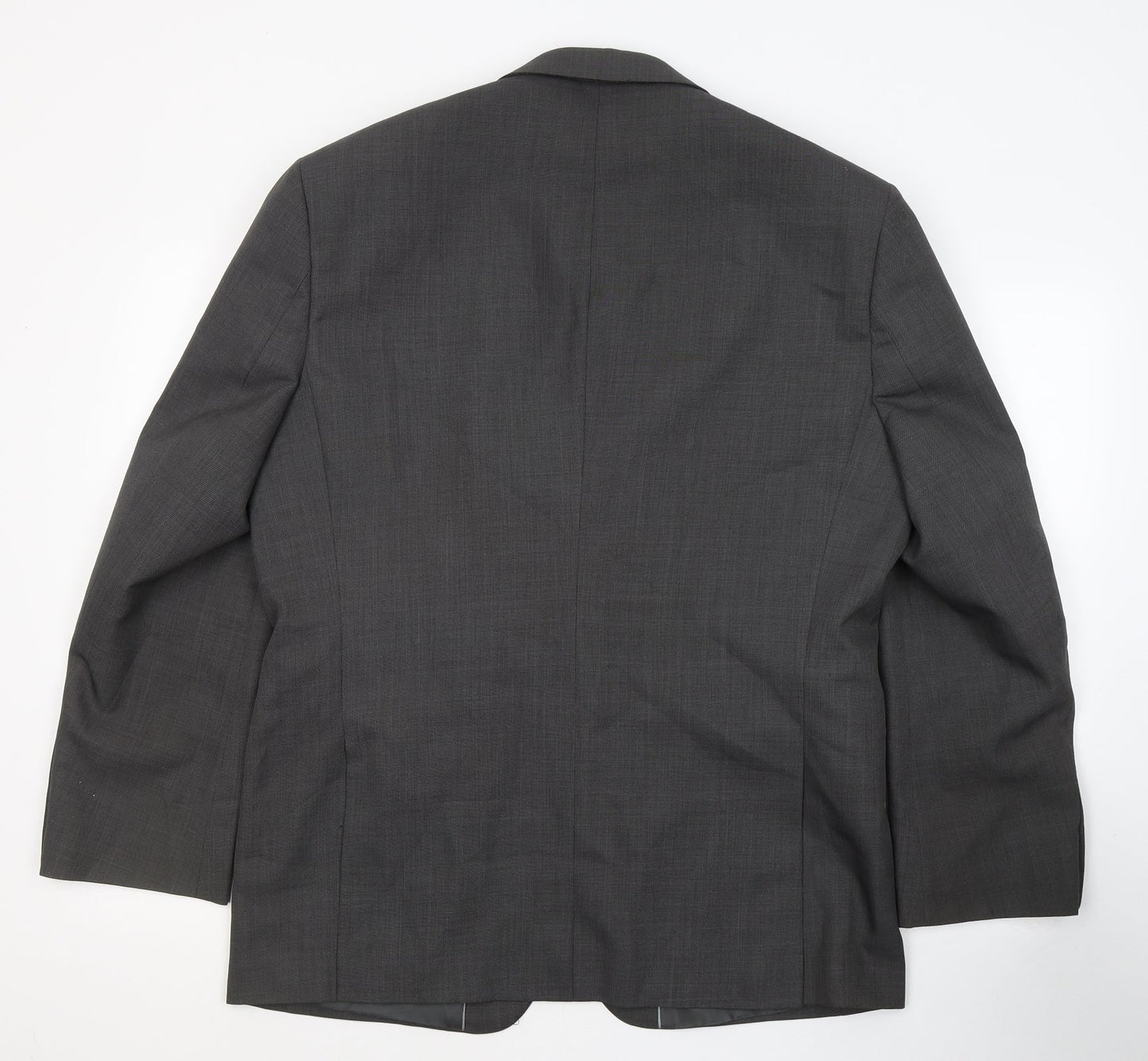 Mens UK Size L Greenwoods Regular Grey Suit Jacket
