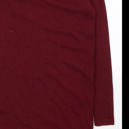 Womens UK Size 4 ASOS Red Tunic Jumper