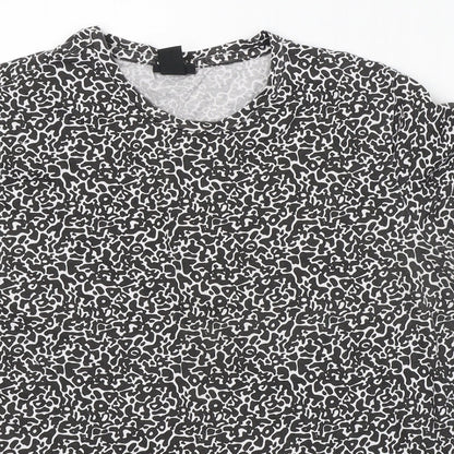 Womens UK Size S H&M Black Basic T-Shirt