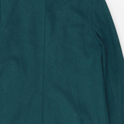 George Womens Blue   Pea Coat Coat Size 12  Zip