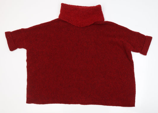 Womens UK Size 10 Olsen Red Pullover Jumper
