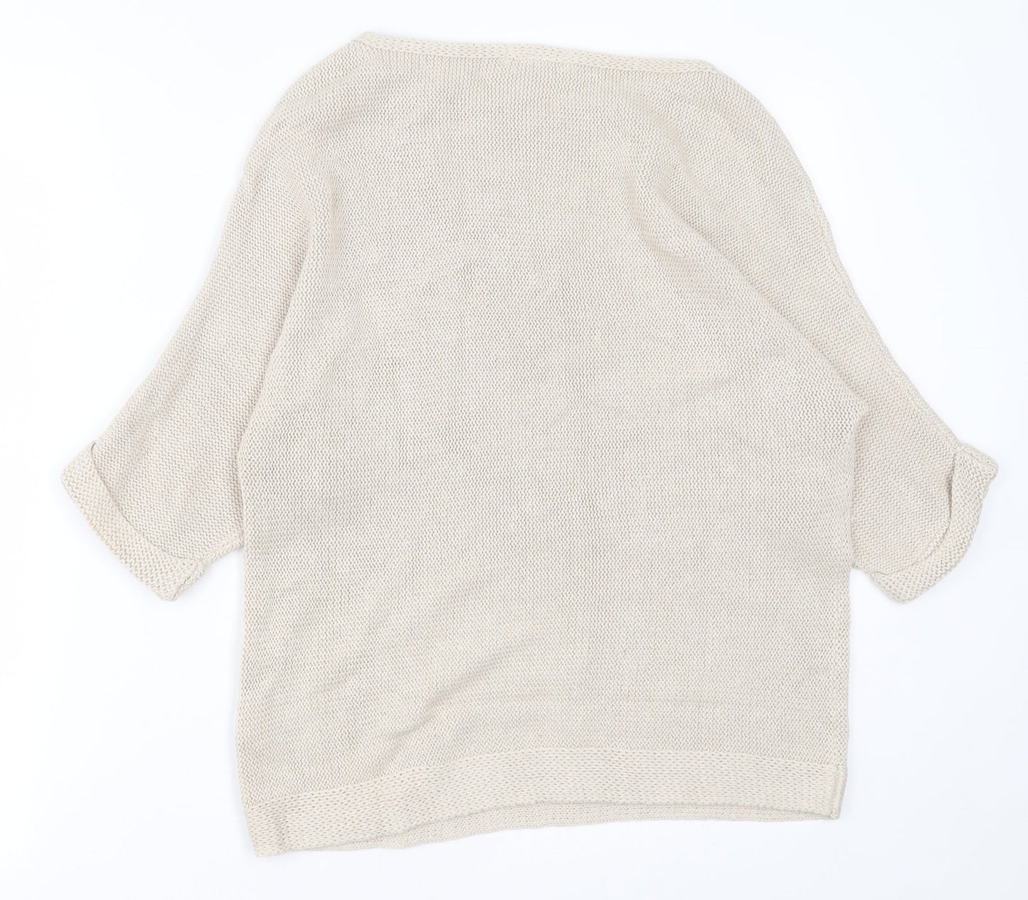 Womens UK Size XS H&M Beige Pullover Jumper