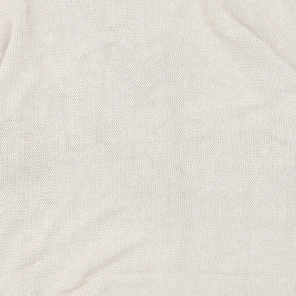 Womens UK Size XS H&M Beige Pullover Jumper