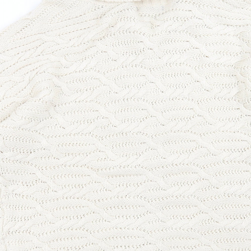 Womens UK Size M BM Beige Cardigan Jumper