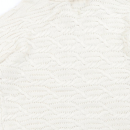 Womens UK Size M BM Beige Cardigan Jumper