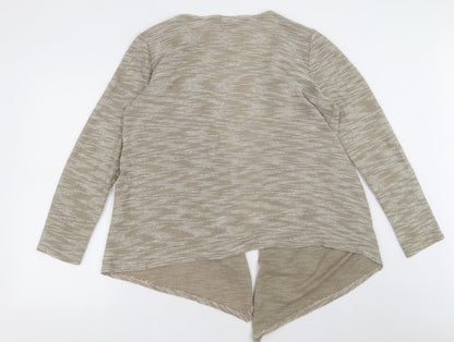Womens UK Size M New Look Brown Cardigan Jumper