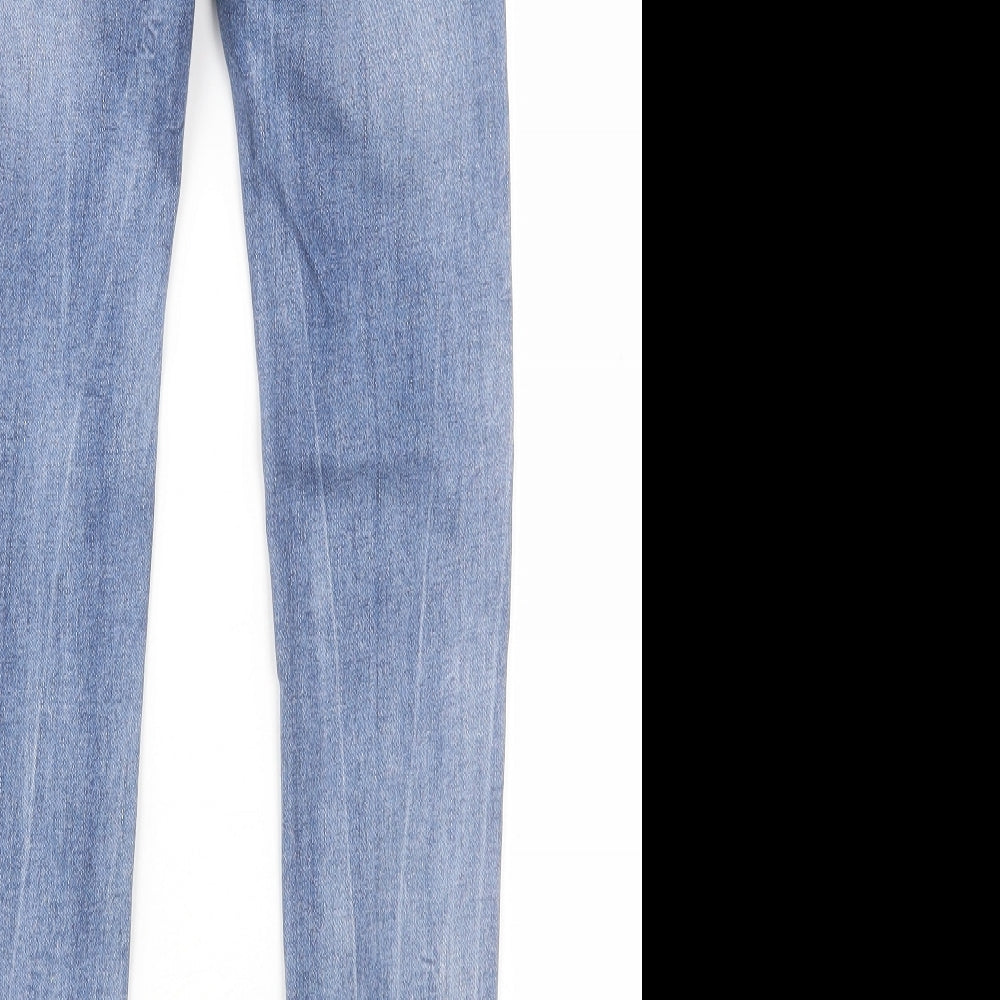 Womens UK Size 6 Stradivarius Regular Fit Skinny Blue Jeans