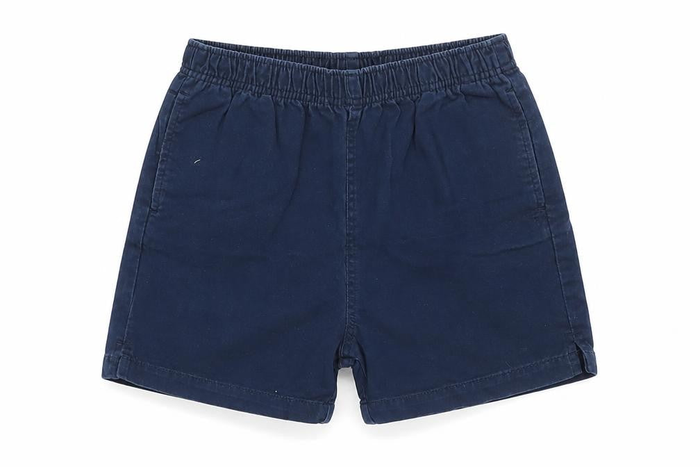 Front view of Next boys’ blue cotton bermuda shorts, size 10, years regular